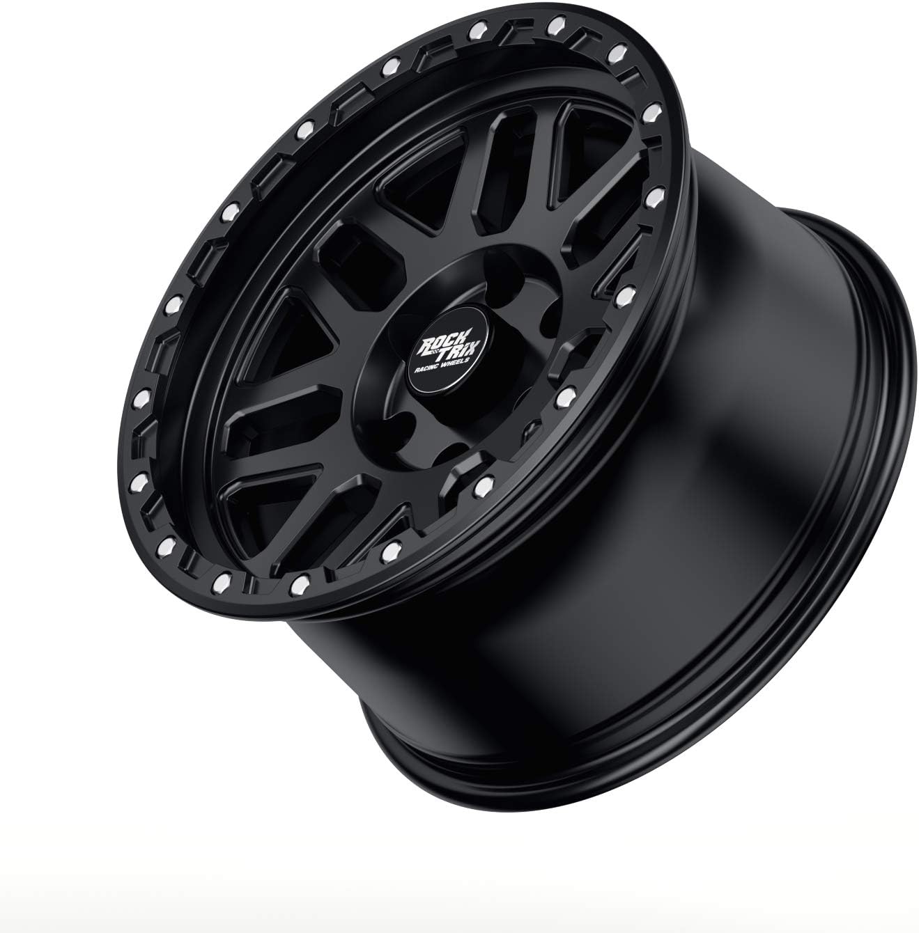 Ford F150 RT110 17 inch Wheel for 2004-2026, 17x9 6x135 Rims -12mm Offset, 4.5in Backspacing, Matte Black, 2200 lb Weight Rating, Also compatible with Bronco Raptor
