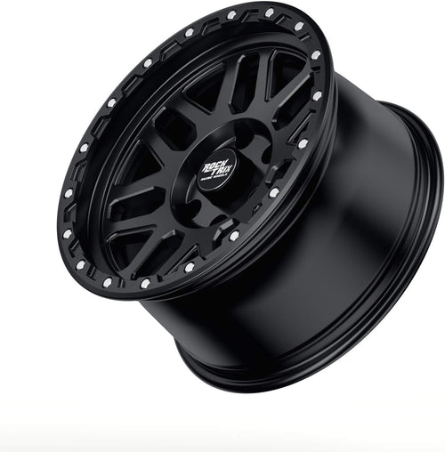 Ford F150 RT110 17 inch Wheel for 2004-2026, 17x9 6x135 Rims -12mm Offset, 4.5in Backspacing, Matte Black, 2200 lb Weight Rating, Also compatible with Bronco Raptor
