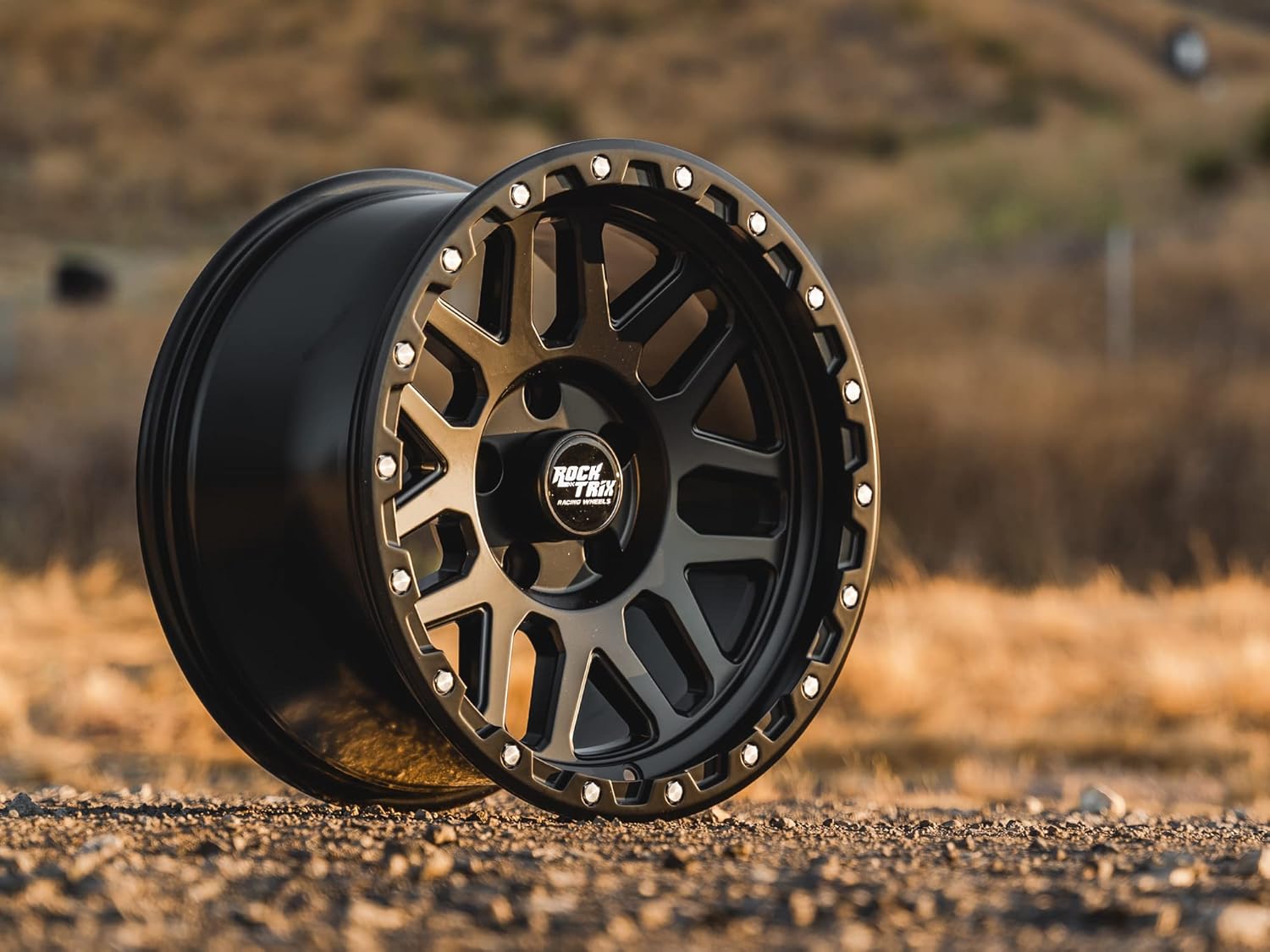 Ford F150 RT110 17 inch Wheel for 2004-2026, 17x9 6x135 Rims -12mm Offset, 4.5in Backspacing, Matte Black, 2200 lb Weight Rating, Also compatible with Bronco Raptor