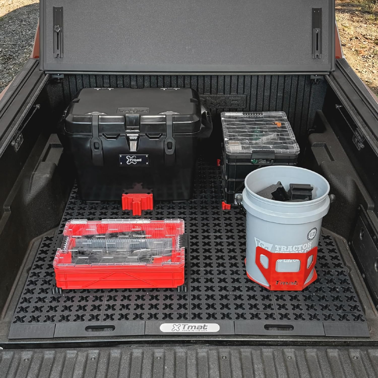 Universal Truck Bed Organizer Storage System Slide Out Mat