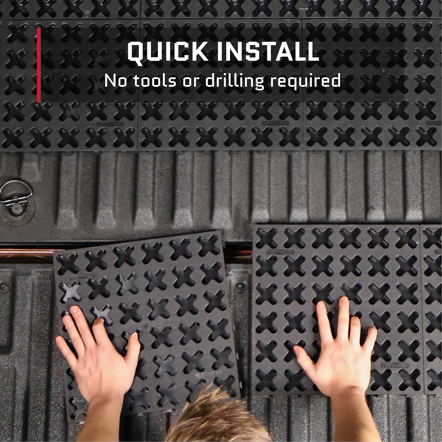 Universal Truck Bed Organizer Storage System Slide Out Mat