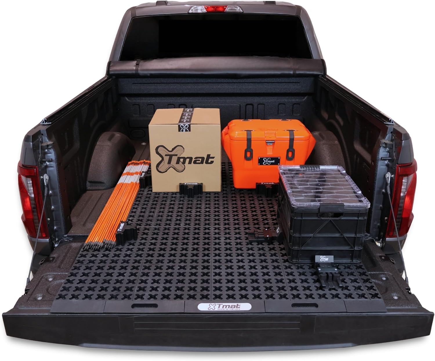 Universal Truck Bed Organizer Storage System Slide Out Mat