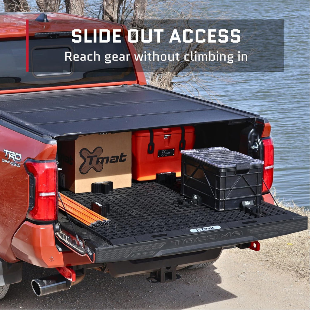 Universal Truck Bed Organizer Storage System Slide Out Mat